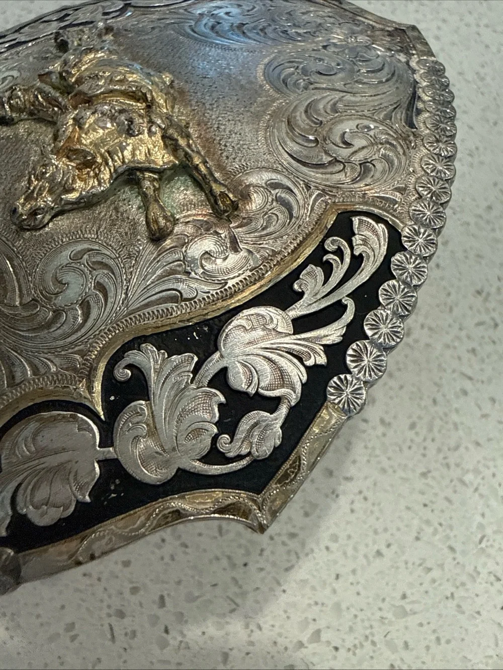 Montana Silversmiths Western Belt Buckle Bull Rider